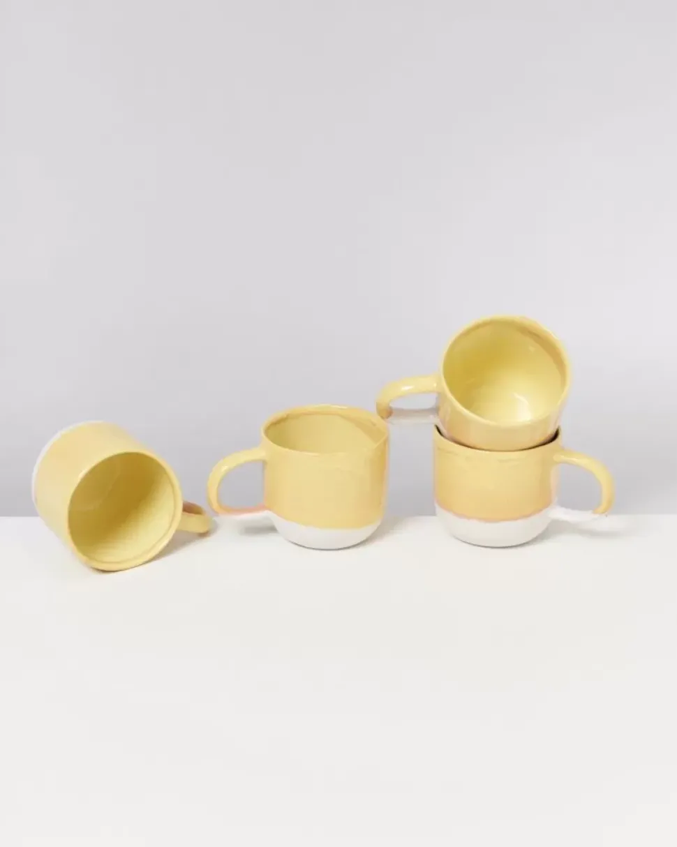 Motel a Miio Coimbra 4Er Set Teetasse Gelb| Tassen & Becher Sets