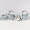 Motel a Miio Coimbra 6Er Set Teetasse Graublau| Tassen & Becher