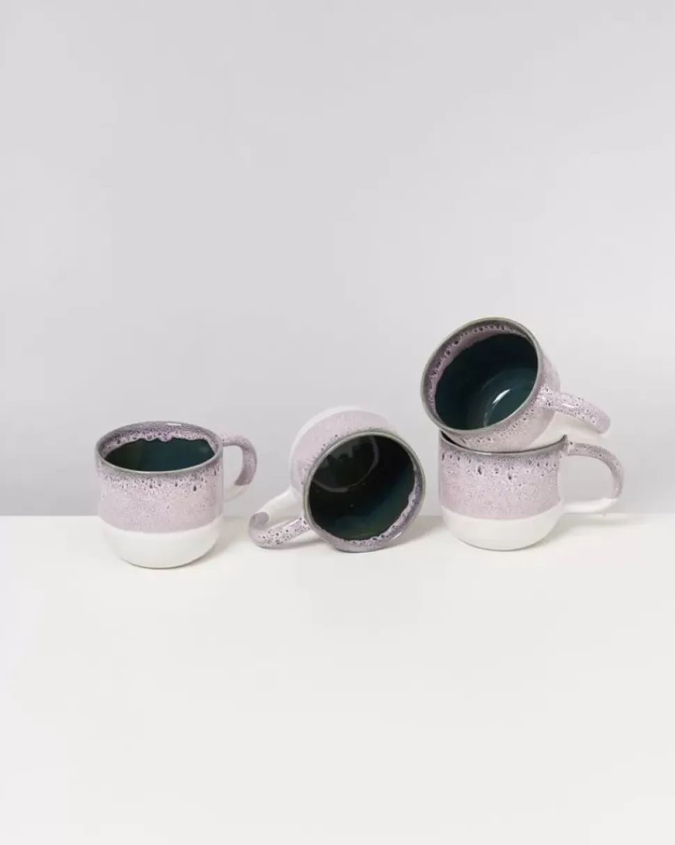 Motel a Miio Coimbra 4Er Set Teetasse Rosa Grun| 4 Teilige Sets
