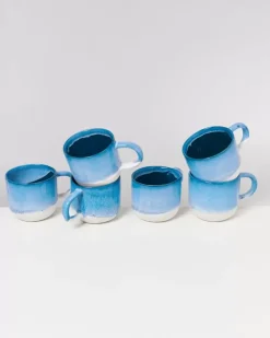 Motel a Miio Coimbra 6Er Set Teetasse Turkis| Tassen & Becher Sets