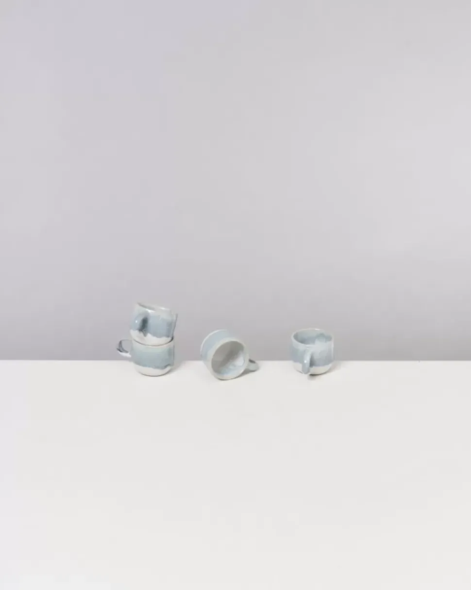 Motel a Miio Coimbra Espressotasse Graublau| Tassen & Becher