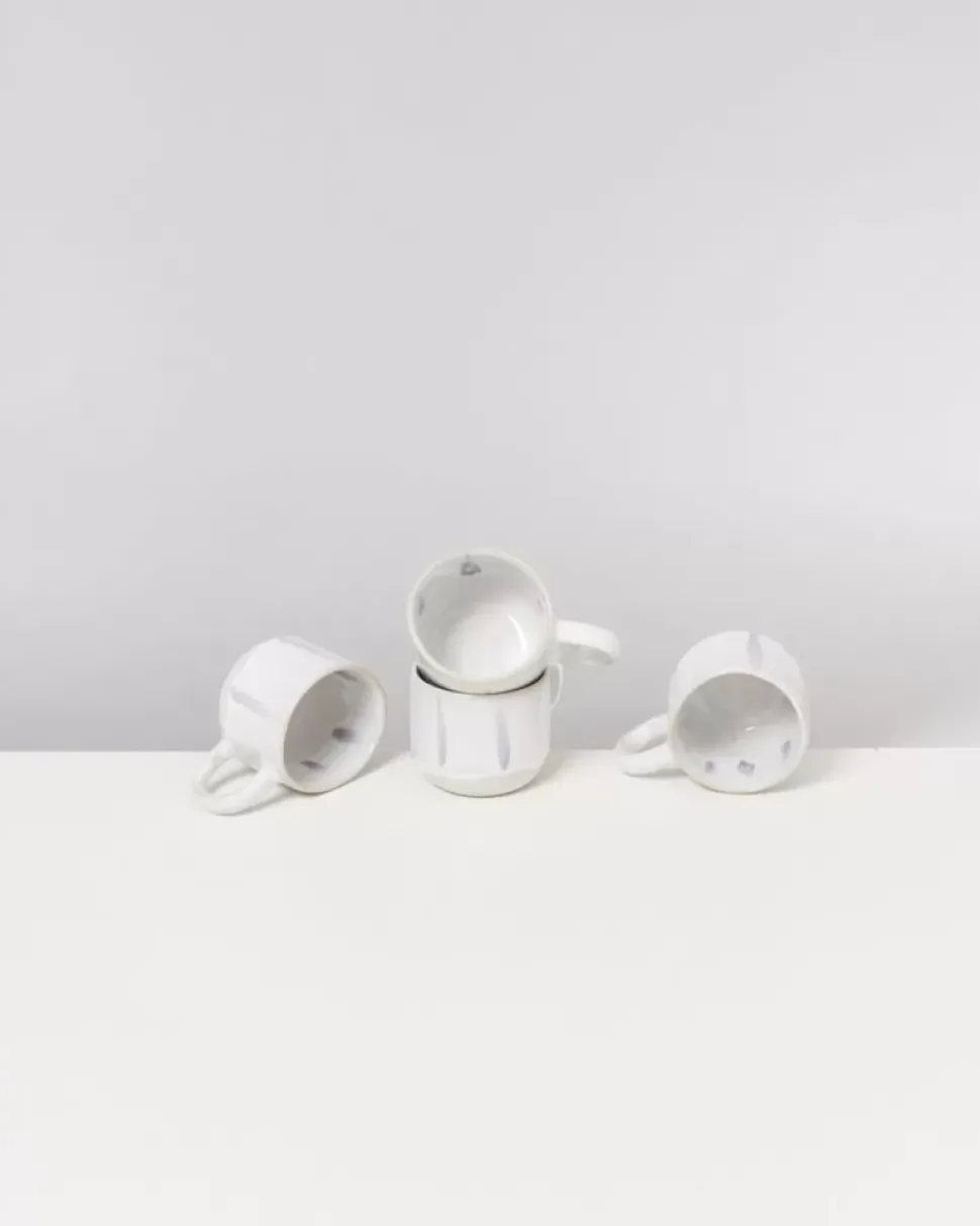 Motel a Miio Coimbra Tasse Klein Weis Blau| Kleine Tassen