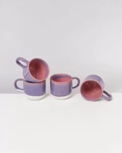 Motel a Miio Coimbra Teetasse Gros Lila Rosa| Große Tassen