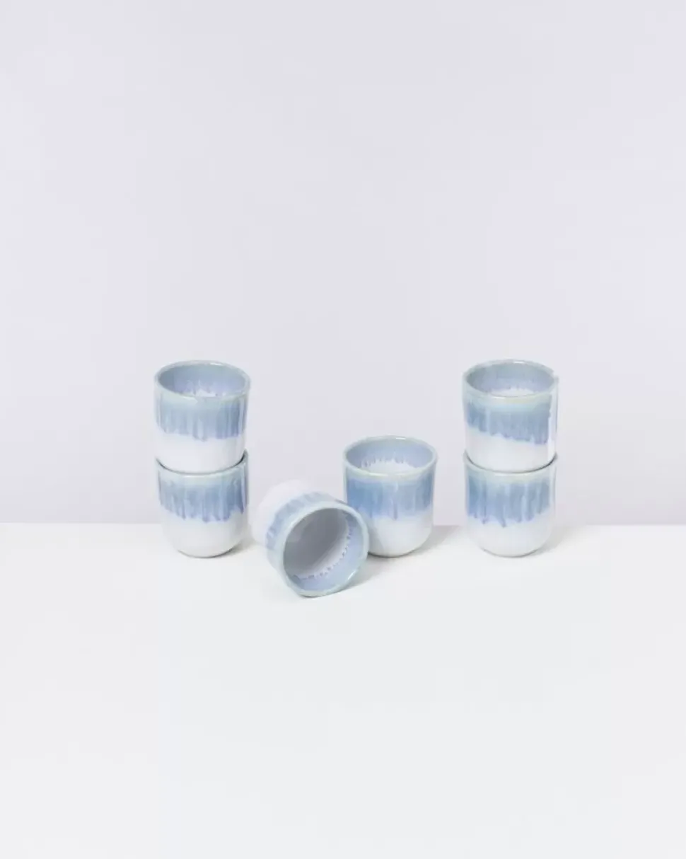 Motel a Miio Copa Alto Becher Klein Blau Weis| Tassen & Becher