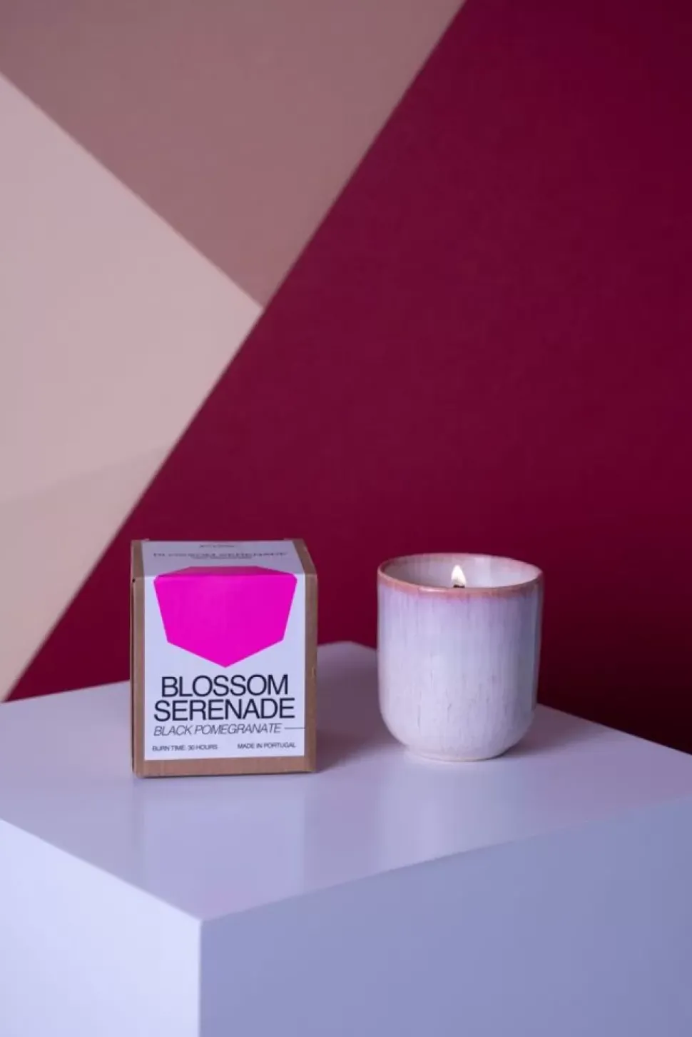 Motel a Miio Copa Alto Duftkerze "Black Pomegranate" Rosa| Duftkerzen