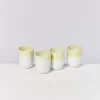 Motel a Miio Copa Alto 4Er Set Becher Gros Gelb| Tassen & Becher Sets