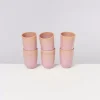 Motel a Miio Copa Alto 6Er Set Becher Gros Gelb Rose| 6 Teilige Sets
