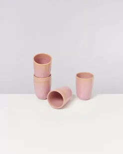 Motel a Miio Copa Alto 4Er Set Becher Gros Gelb Rose| Tassen & Becher