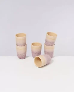 Motel a Miio Copa Alto 6Er Set Becher Gros Pastellrose| 6 Teilige Sets