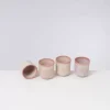 Motel a Miio Copa Alto 4Er Set Becher Klein Rosa| Tassen & Becher Sets