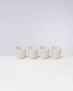 Motel a Miio Copa Alto 4Er Set Becher Klein Sand| 4 Teilige Sets