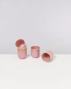 Motel a Miio Copa Alto 4Er Set Becher Klein Gelb Rose| 4 Teilige Sets