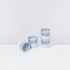 Motel a Miio Copa Alto 4Er Set Becher Klein Blau Weis| Tassen & Becher