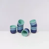 Motel a Miio Copa Alto 6Er Set Becher Klein Turkis| Tassen & Becher Sets