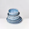 Motel a Miio Cordoama Blau Gesprenkelt - 8 Teiliges Set| Geschirr Sets
