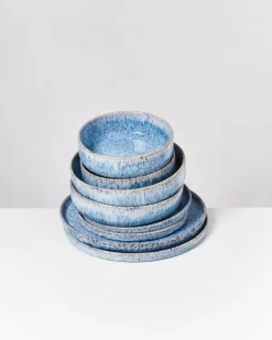 Motel a Miio Cordoama Blau Gesprenkelt - 8 Teiliges Set| 8 Teilige Sets