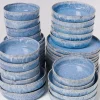 Motel a Miio Cordoama Blau Gesprenkelt - 40 Teiliges Set| 40 Teilige Sets