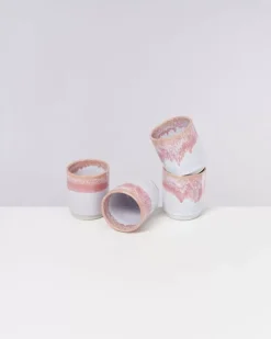 Motel a Miio Cordoama 4Er Set Becher Gros Rose| 4 Teilige Sets