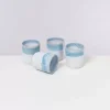 Motel a Miio Cordoama 4Er Set Becher Gros Aqua| 4 Teilige Sets