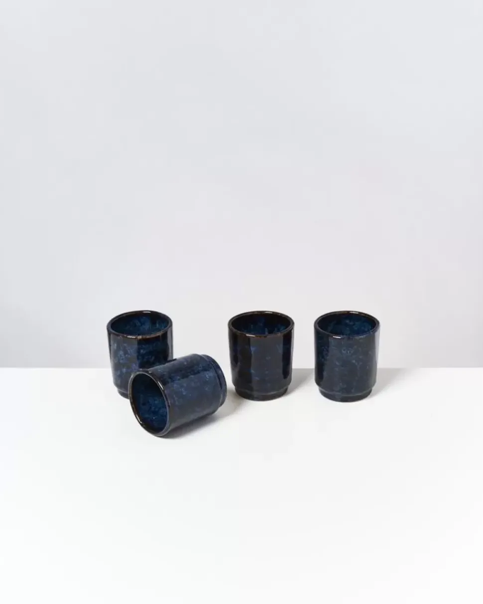 Motel a Miio Cordoama 4Er Set Becher Klein Dunkelblau| Tassen & Becher