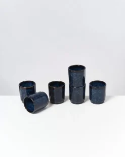 Motel a Miio Cordoama 6Er Set Becher Klein Dunkelblau| Tassen & Becher