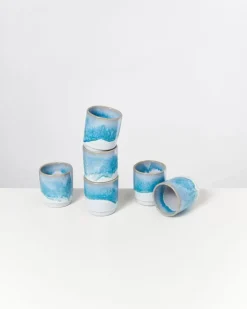 Motel a Miio Cordoama 6Er Set Becher Klein Aqua| Tassen & Becher