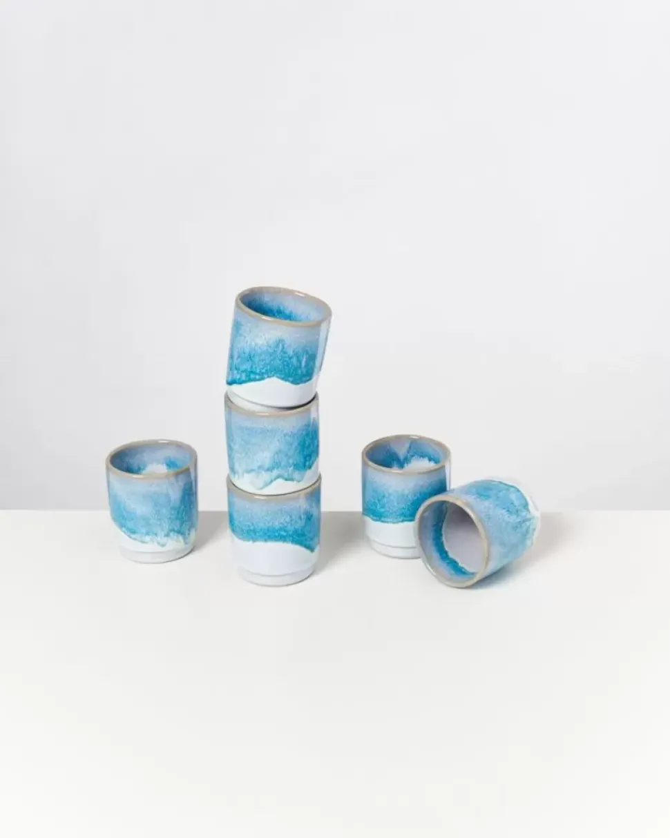 Motel a Miio Cordoama 6Er Set Becher Klein Aqua| Tassen & Becher Sets