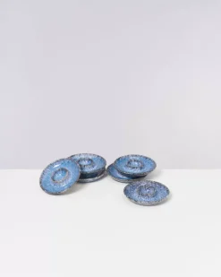Motel a Miio Cordoama 6Er Set Eierbecher Blau Gesprenkelt| Eierbecher