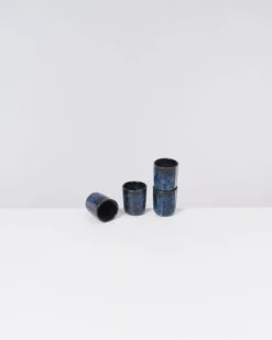 Motel a Miio Cordoama 4Er Set Espressobecher Dunkelblau| 4 Teilige Sets