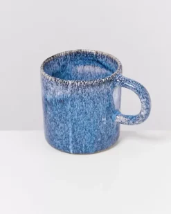 Motel a Miio Cordoama 4Er Set Tasse Gros Blau Gesprenkelt| Tassen & Becher