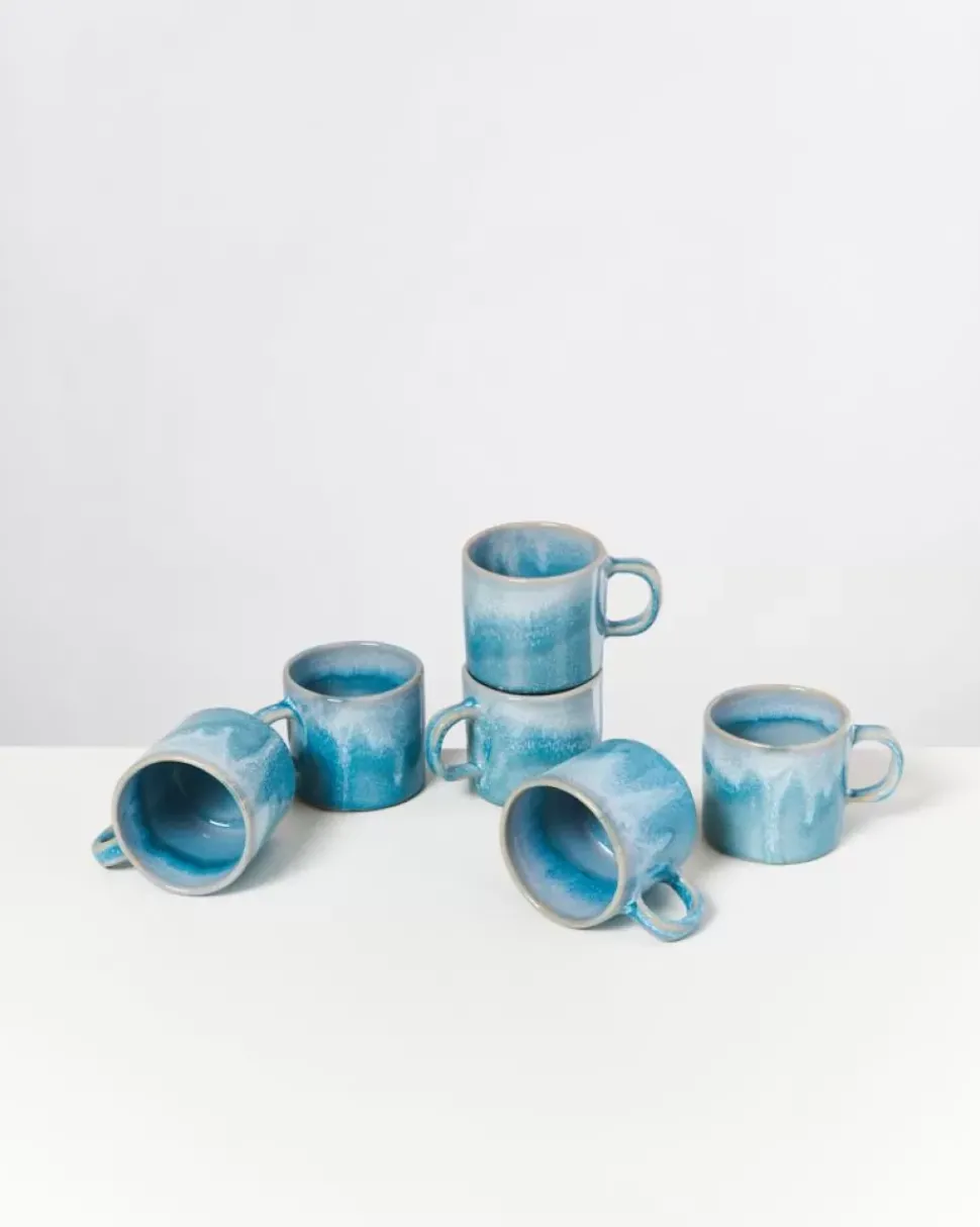 Motel a Miio Cordoama 6Er Set Tasse Klein Aqua| 6 Teilige Sets