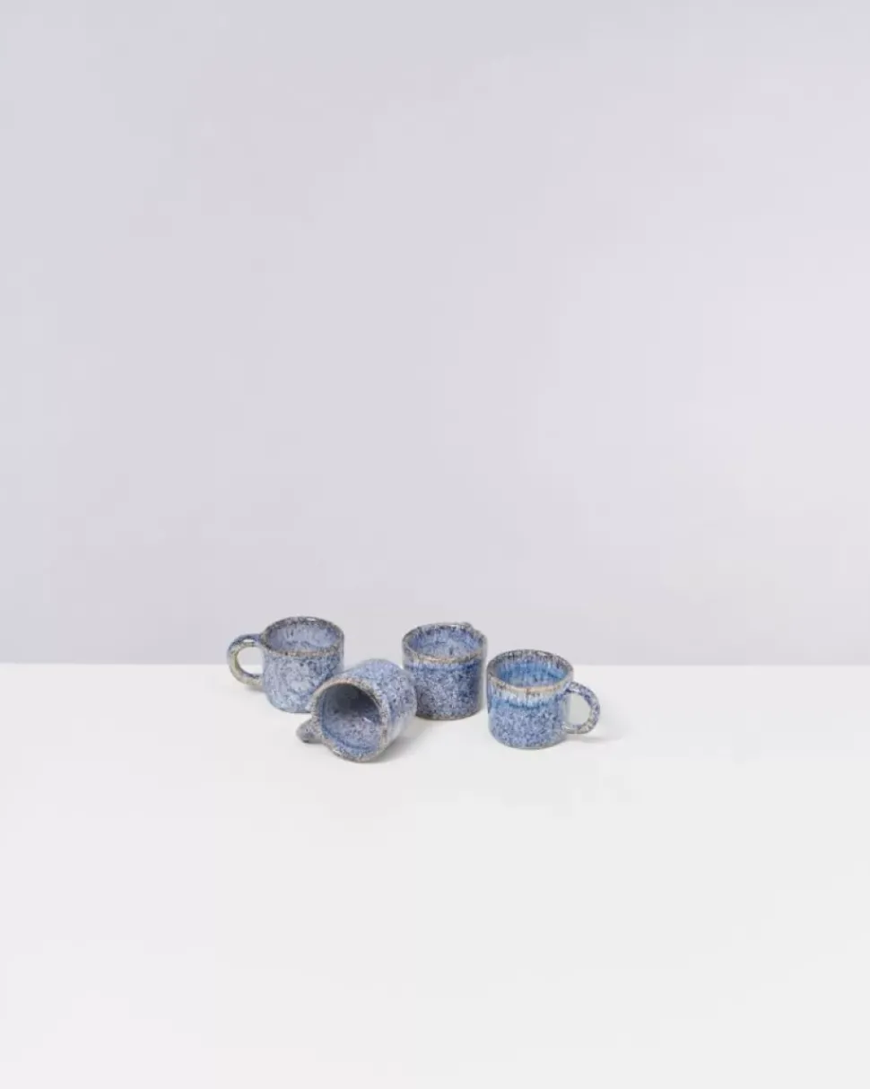 Motel a Miio Cordoama Espressotasse Blau Gesprenkelt| Tassen & Becher