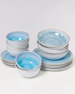 Motel a Miio Cordoama Klassik Aqua - 24 Teiliges Set| 24 Teilige Sets