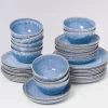 Motel a Miio Cordoama Klassik Blau Gesprenkelt - 40 Teiliges Set| 40 Teilige Sets