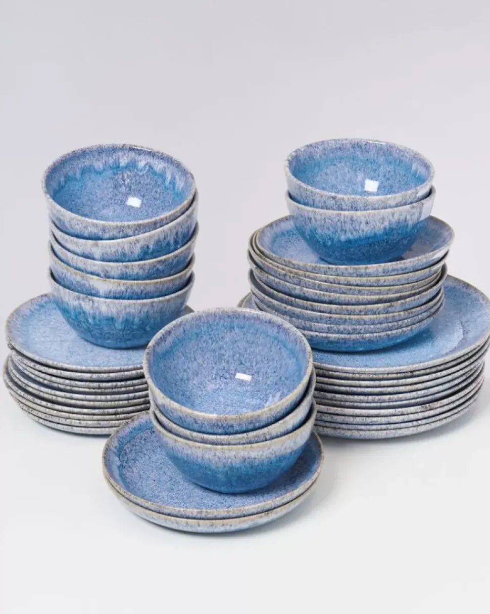 Motel a Miio Cordoama Klassik Blau Gesprenkelt - 40 Teiliges Set| 40 Teilige Sets