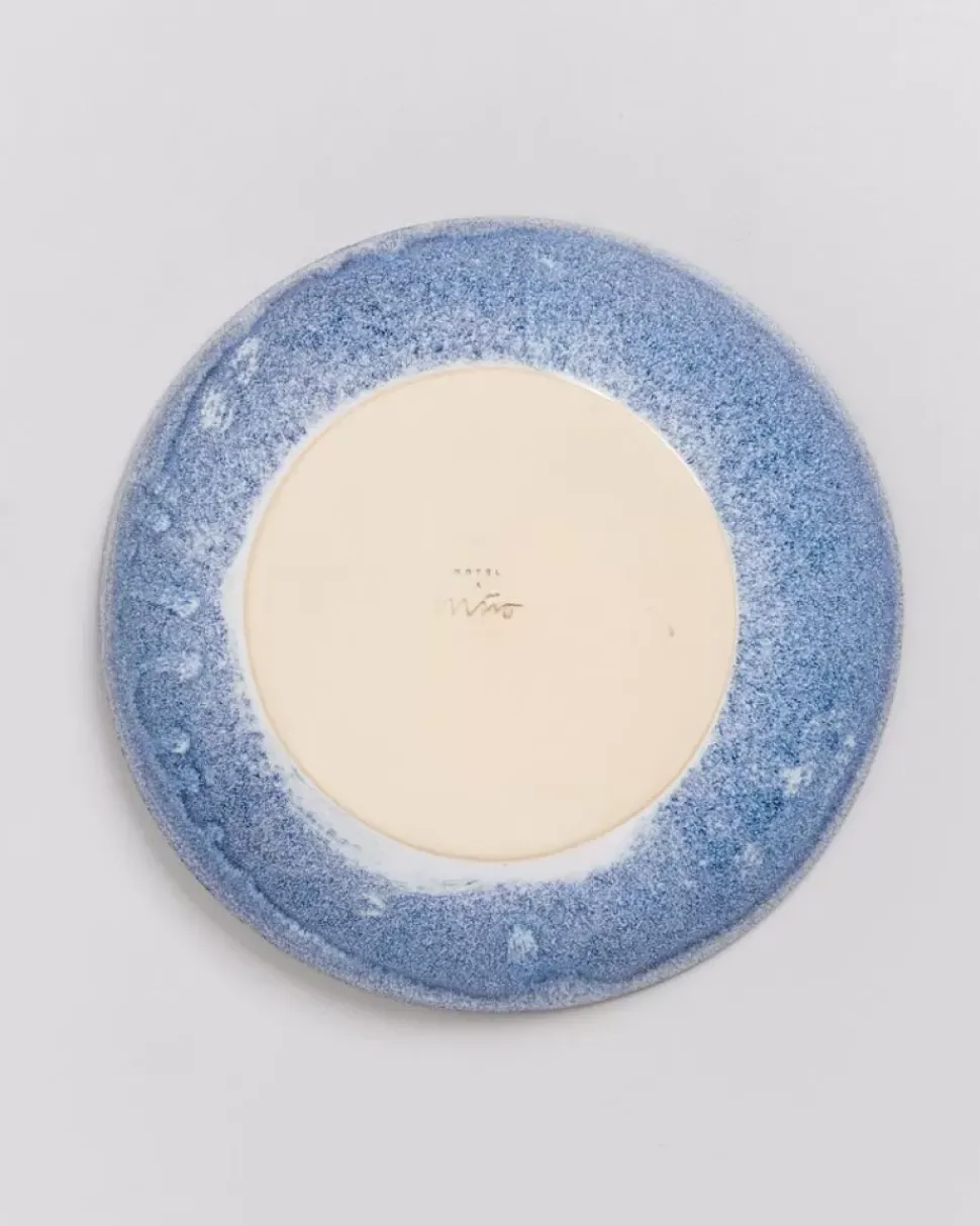 Motel a Miio Cordoama Klassik Pastateller Blau Gesprenkelt| Pastateller
