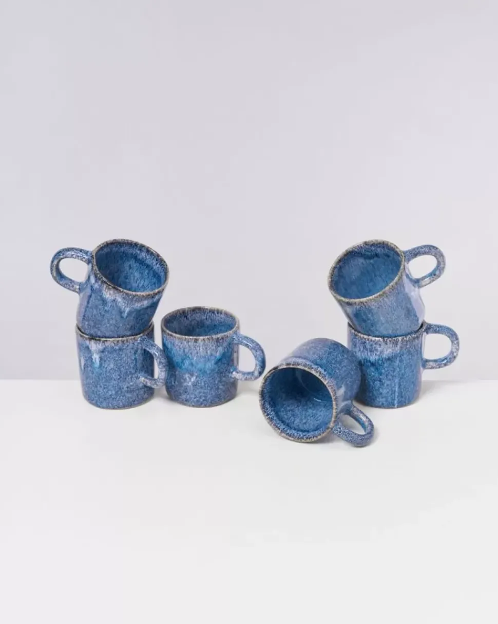 Motel a Miio Cordoama Tasse Gros Blau Gesprenkelt| Große Tassen