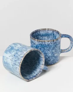 Motel a Miio Cordoama Tasse Klein Blau Gesprenkelt| Kleine Tassen