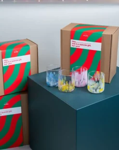 Motel a Miio Geschenkbox - 4 X Alegria Glas Klein| Gläser