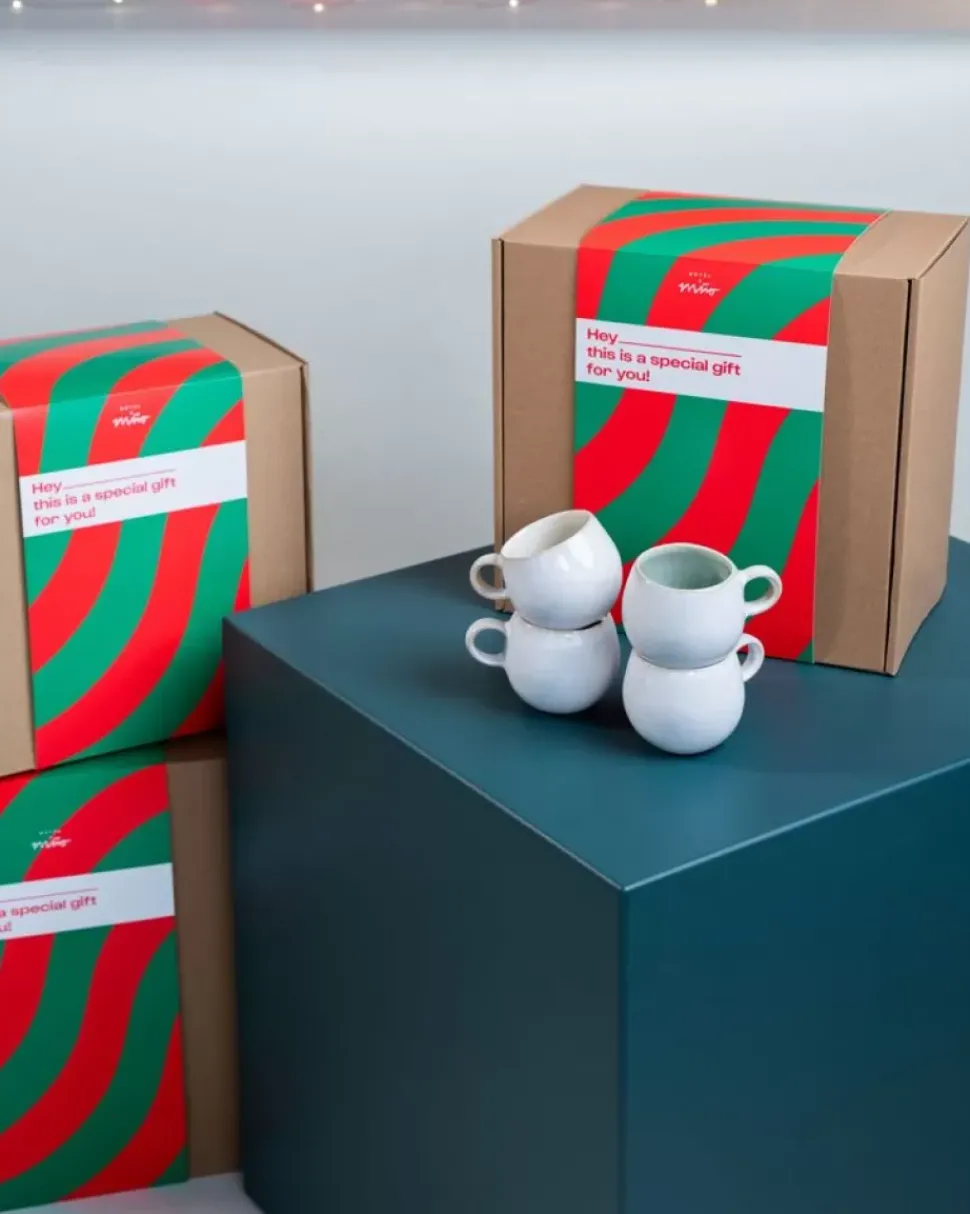 Motel a Miio Geschenkbox - 4 X Areia Tasse Klein| Tassen & Becher