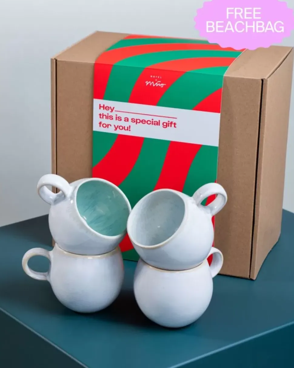Motel a Miio Geschenkbox - 4 X Areia Tasse Gros| Tassen & Becher