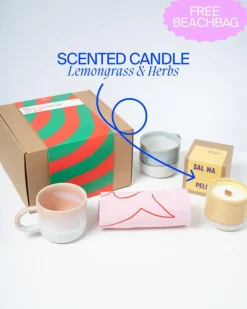 Motel a Miio Geschenkbox - 2 X Coimbra Teetasse & 1 X Duftkerze| Große Tassen