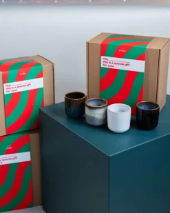 Motel a Miio Geschenkbox - 4 X Melides Becher Klein| Kleine Becher