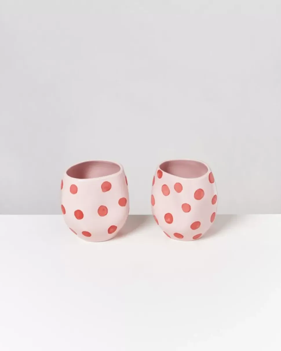 Motel a Miio Joao Vase M Rosa Mit Punkten| Vasen