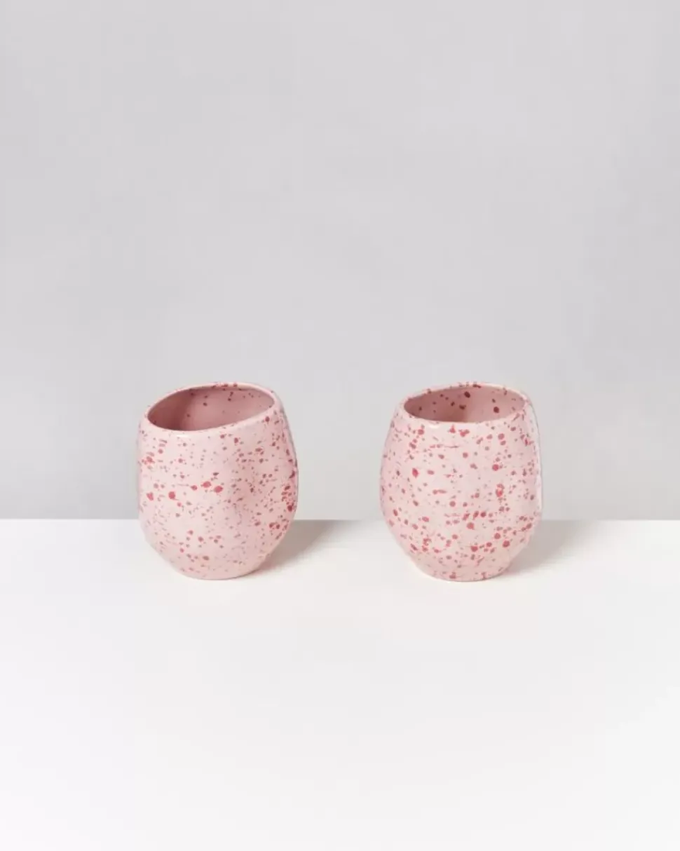 Motel a Miio Joao Vase M Rosa Rot Gesprenkelt| Vasen