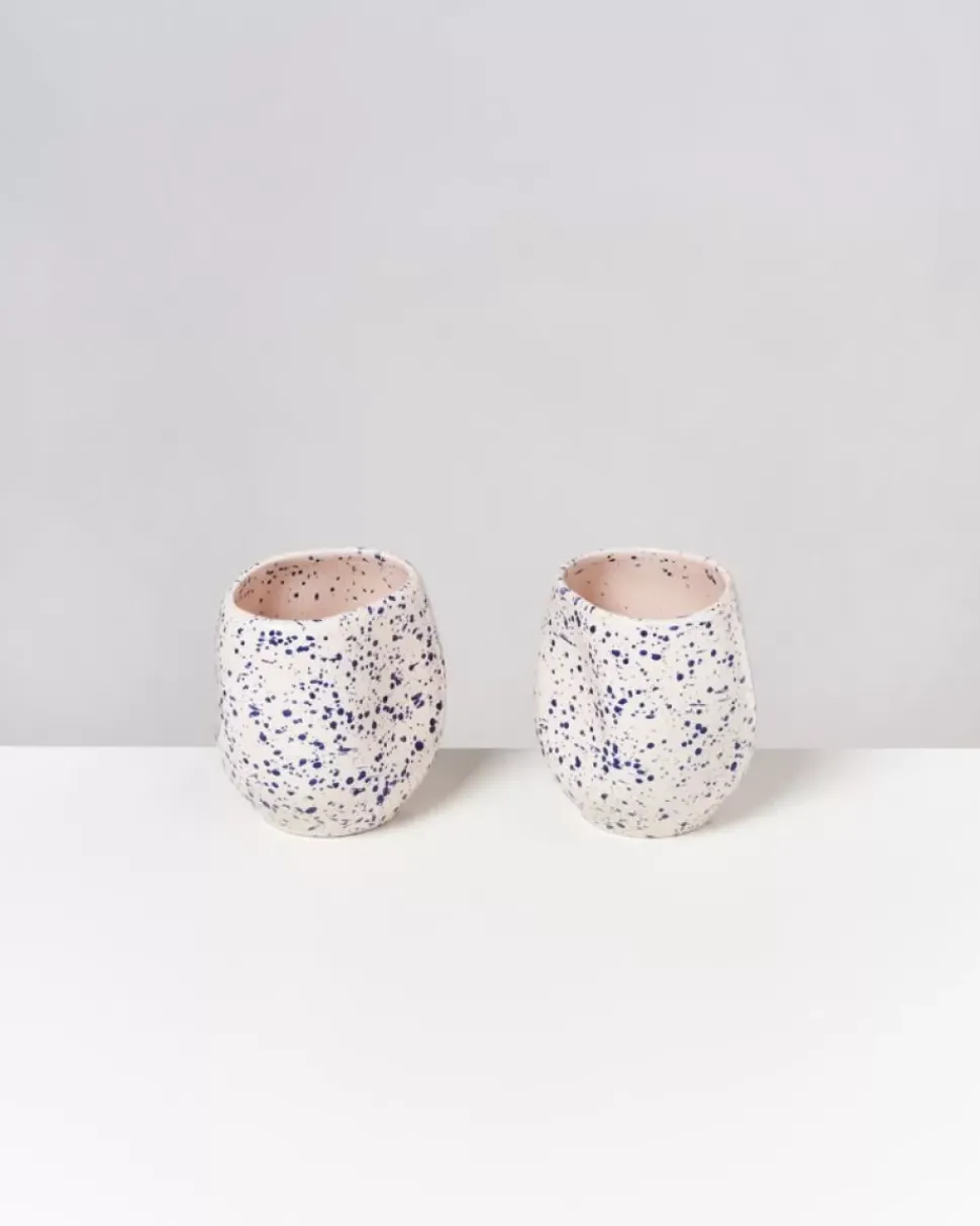 Motel a Miio Joao Vase M Rose Blau Gesprenkelt| Joao M