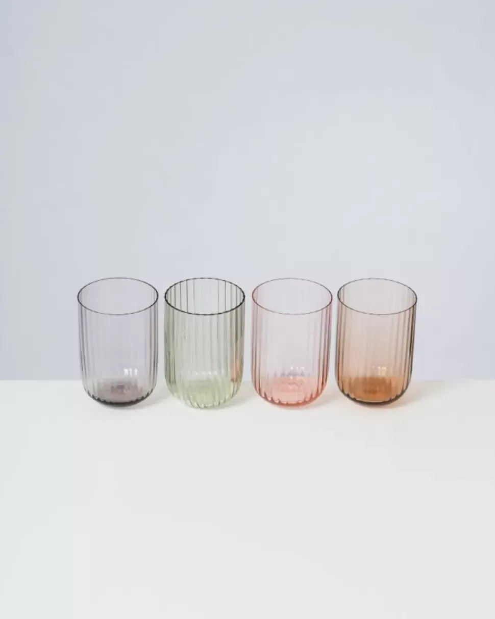 Motel a Miio Joia Glas Riffled Smaragd| Gläser