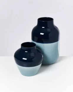 Motel a Miio Madalin Vase Navy Hellblau| Madalin