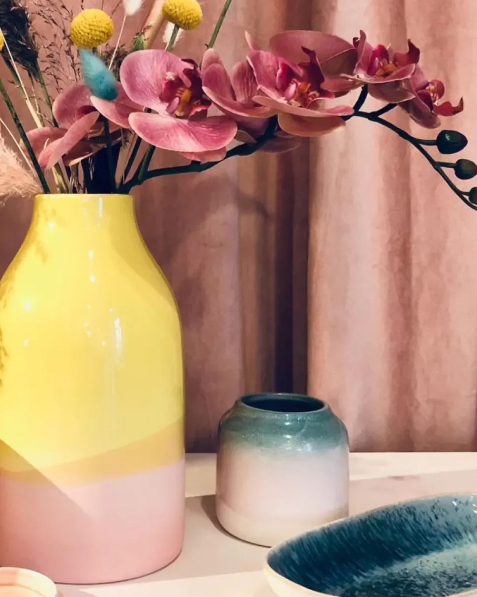 Motel a Miio Marisa Vase Gelb Rose| Marisa