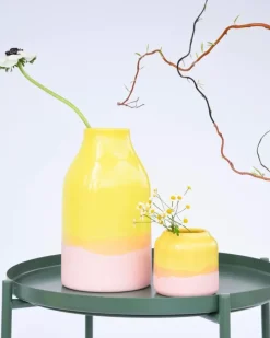 Motel a Miio Marisa Vase Gelb Rose| Marisa